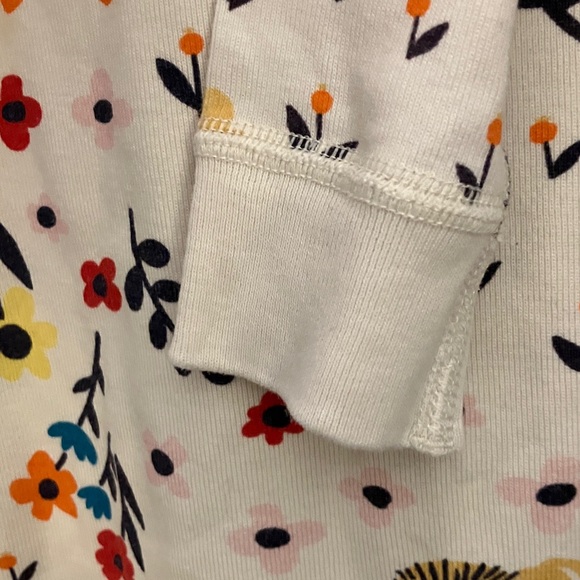 ❤️ 2/$20 Hanna Andersson 100% Organic Cotton PJ set, Size 10 floral woodland - Picture 14 of 15